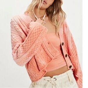 🔥 NWT Free People Washed Ashore Cardi Cardigan size S